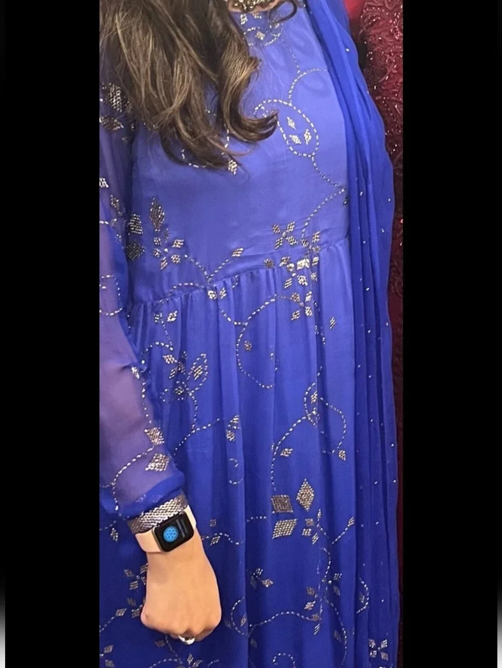 Mukesh Mukaish Salwar Shalwar Kameez - Picture 1 of 3
